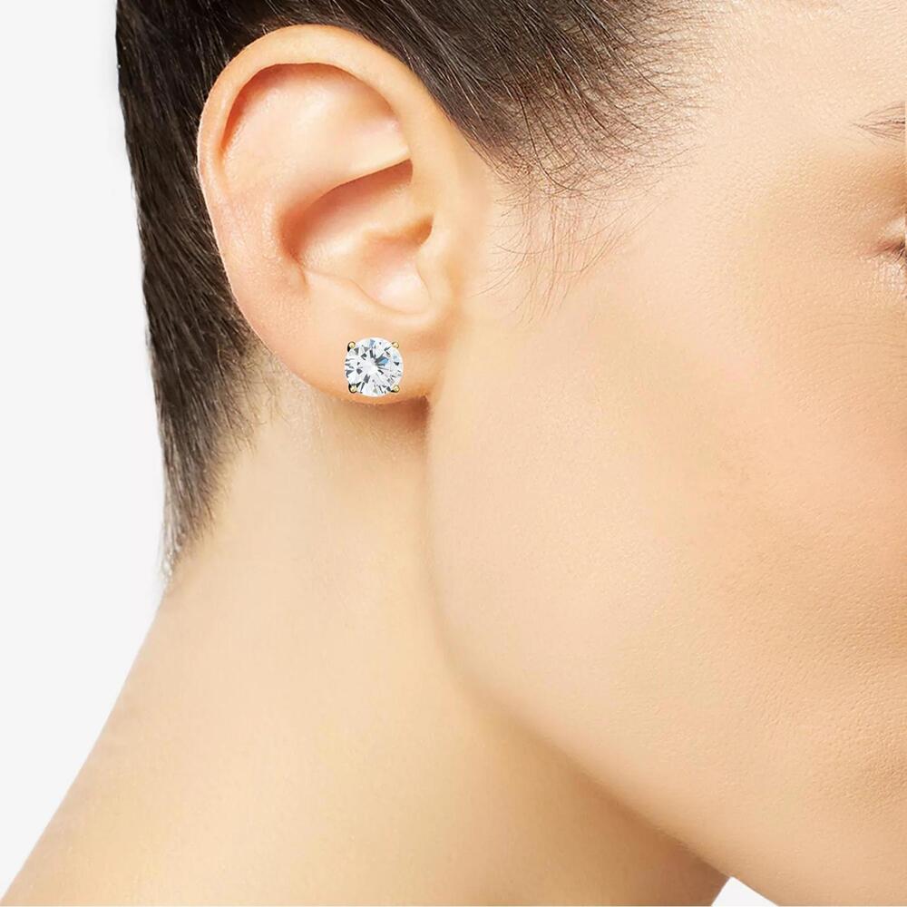 Giani Bernini Cubic Zirconia Stud Earrings – Sterling Silver - Picture 3 of 3
